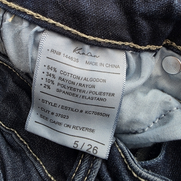 KanCan Francesca Mid Rise Super Skinny Jeans Size 5 / 26 - Picture 5 of 9